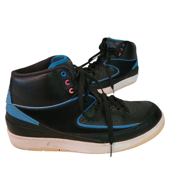 Nike Air Jordan II 2 Retro Radio Raheem High Top Basketball Sneakers Men's 9.5 - Picture 1 of 16